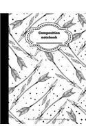 Composition Notebook: 8.5 x 11, 100 pages: Boho Style: (School Notebooks)