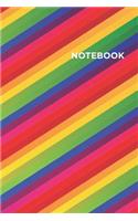 Rainbow Notebook: Blank Lined Journal