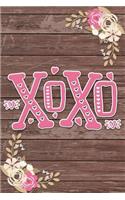 Xoxo: Ruled Notebook / Lined Journal Romantic Gift Shabby Chic Boho Valentines Gifts