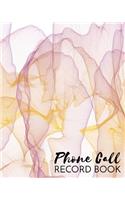 Phone Call Record Book