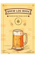 Brew Log Book - Homebrew Beer Recipe Journal