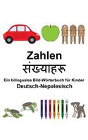 Deutsch-Nepalesisch Zahlen Ein bilinguales Bild-Wörterbuch für Kinder: (Freebilingualbooks.com)