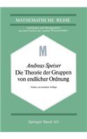 Theorie Der Gruppen Von Endlicher Ordnung