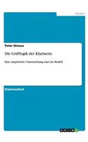 Die Grifflogik der Klarinette