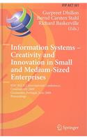 Information Systems--Creativity and Innovation in Small and Medium-Sized Enterprises