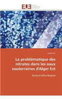 La Probl�matique Des Nitrates Dans Les Eaux Souterraines d'Alger Est: (Omn.Univ.Europ.)