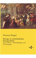 Beiträge zur niederländischen Kunstgeschichte