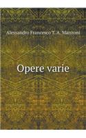Opere varie: (Italian)