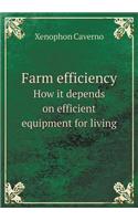 Farm efficiency How it depends on efficient equipment for living