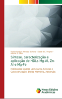 Síntese, caracterização e aplicação de HDLs Mg-Al, Zn-Al e Mg-Fe
