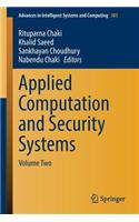Applied Computation and Security Systems: Volume Two