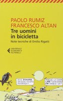 Tre uomini in biciletta