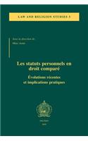 Les Statuts Personnels En Droit Compare