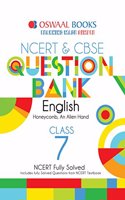 Oswaal NCERT & CBSE Question Bank Class 7 English (For March 2020 Exam)