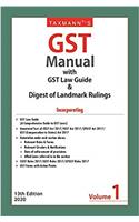 GST Manual With GST Law Guide & Digest Of Landmark Ruiling