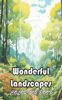 Wonderful Landscapes Coloring Book