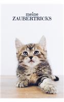 Meine Zaubertricks: Zum Notieren von Zaubersprüchen und Tricks - Motiv: Süße Katze