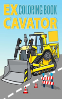 Excavator Coloring Book