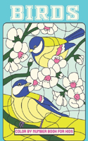 Birds Color by Number Book for Kids: Bird Coloring Activity Book (Color by Number Books)