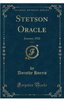 Stetson Oracle, Vol. 9: January, 1922 (Classic Reprint)