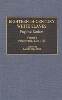 Eighteenth-Century White Slaves