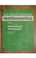 Scott Foresman Addison Wesley Math 2005 Homework Workbook Grade 1: Grade 1, Homework