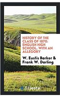 History of the Class of 1870