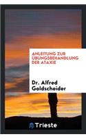 Anleitung Zur Ã?bungsbehandlung Der Ataxie