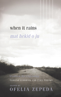 When It Rains: Tohono O'odham and Pima Poetry(Sun Tracks)
