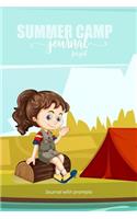 SUMMER CAMP Journal for Girl Journal with prompts