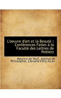 L'Oeuvre D'Art Et La Beaut