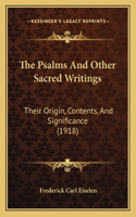 Psalms And Other Sacred Writings