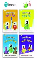 Learn to Read at Home with Alphablocks: Phase 2 - Reception Term 1 (4 fiction books) Pack B