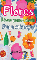 Flores Livro para colorir para crianças