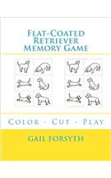 Flat-Coated Retriever Memory Game: Color - Cut - Play