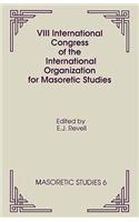 VIII International Congress of the International Organization for Masoretic Studies