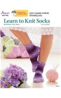 Learn to Knit Socks with Interactive Class DVD [With CD/DVD]