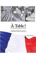 A Table!: Instructor's Manual