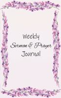 Weekly Sermon & Prayer Journal