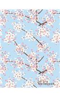 Graph dot paper notebook Floral cover Mixed with cute colors