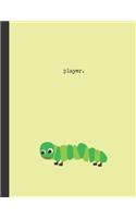 player.: Funny Animal Notebook For School, Work Or Home: 8.5 x 11 Inches: Wide Ruled: 100 Pages(19 Funny Animals)