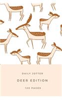 Deer edition - daily jotter