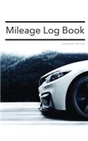 Mileage Log Book: Keep Track Of Your Miles: For Taxes, Tutors & Teenagers - Black & White I