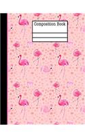 Flamingo Composition Notebook - College Ruled