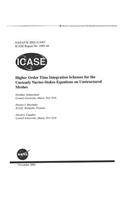 Higher Order Time Integration Schemes for the Unsteady Navier-Stokes Equations on Unstructured Meshes