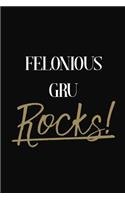 Felonious Gru Rocks!: Felonious Gru Diary Journal Notebook