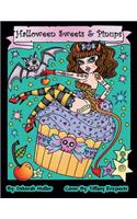 Halloween Sweets and Pinups: Cupcakes, candy, sweets and pinups. Halloween Coloring Book full of Coloring fun!