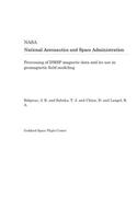 Processing of Dmsp Magnetic Data and Its Use in Geomagnetic Field Modeling