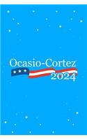 Alexandria Ocasio-Cortez 2024 Journal Notebook: Blank Lined Ruled for Writing 6x9 110 Pages