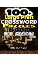 100+ Large Print Crossword Puzzle Book for Seniors